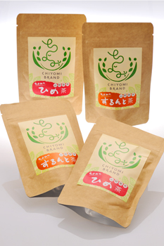 ちよみの「ひめ茶」・「するんと茶」